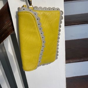 Sweet chartreuse wristlet